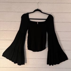 Free People Bell Sleeve Shirt